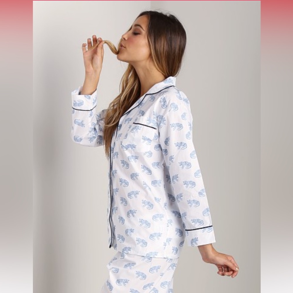 Marigot Leopard Long Pajama Set